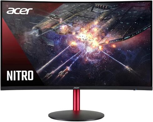 شاشة ألعاب Acer Nitro XZ322Q Pbmiiphx مقاس 31.5 بوصة 1500R منحنية ذات إطار صفري كامل الدقة (1920 × 1080) مع تقنية AMD FreeSync | 165 هرتز | 1 مللي ثانية VRB | DisplayHDR 400 (منفذ عرض و2 × منافذ HDMI) in Kuwait