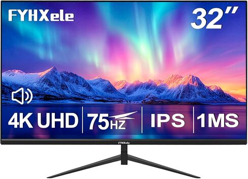 32'' 4K UHD (3840*2160) Computer Monitor 75hz for Design Casual Gaming Work in Saudi Arabia