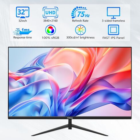 32'' 4K UHD (3840*2160) Computer Monitor 75hz for Design Casual Gaming Work in Saudi Arabia