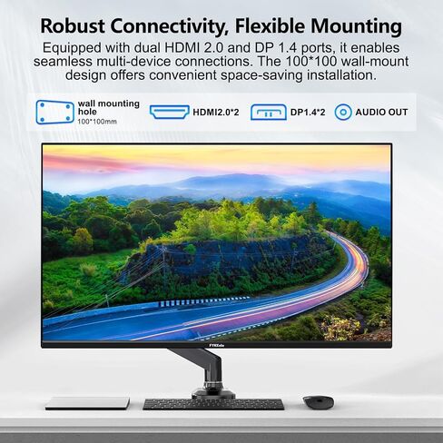32'' 4K UHD (3840*2160) Computer Monitor 75hz for Design Casual Gaming Work in Saudi Arabia