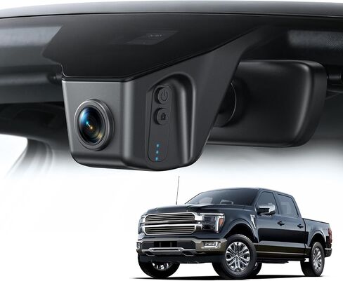 Ovaman 4K Front STARVIS 2 & Rear 1080P OEM Dash Cam مخصص مناسب لـ Ford F150/F250/F350/F450 Super Duty 2013-2026، Dashcam مخفي، تطبيق WiFi، تسجيل حلقة، مستشعر G، شاشة وقوف السيارات، بطاقة 128 جيجابايت متضمنة in Kuwait