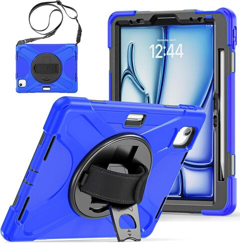 Zenrich Shockproof Case for iPad Air 11-inch M4/M3/M2-Black in Saudi Arabia