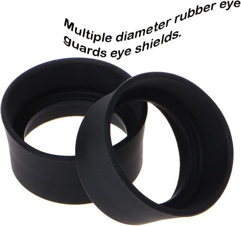 2 Pieces Soft Rubber Eyepiece Eye Shield 35-37mm Eye Guards Cups Eyepiece Covers Suitable For Binocular Microscope Digital Microscope 1600x in Saudi Arabia