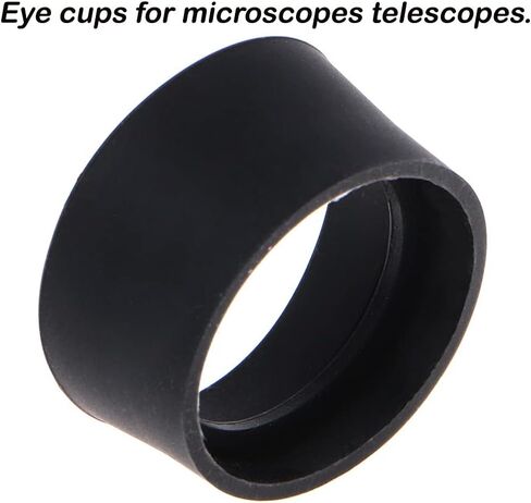 2 Pieces Soft Rubber Eyepiece Eye Shield 35-37mm Eye Guards Cups Eyepiece Covers Suitable For Binocular Microscope Digital Microscope 1600x in Saudi Arabia