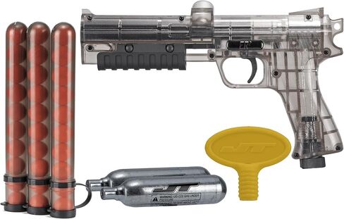 JT ER2 Pump .68 Caliber Paintball Marker Pistol RTS Kit with CO2 Cartridges and Paintballs - Lightweight Pump Action in Kuwait