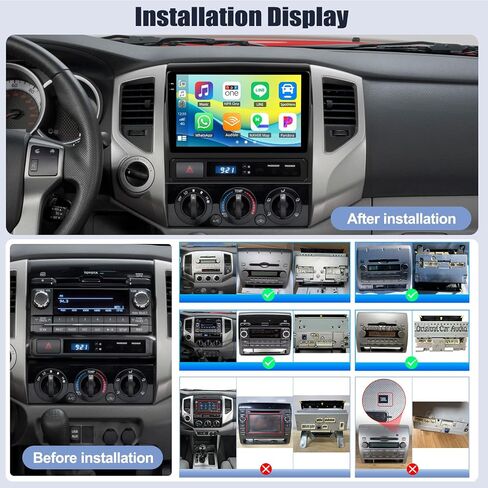 4G+128G Andriod Car Radio for Toyota Tacoma 2005-2015 with CarPlay Android Auto 10.1 Inch Incell Touch Screen with GPS Navigation WiFi Backup Camera Mic in Saudi Arabia