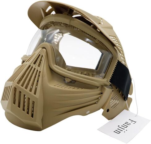 Paintball Mask, Airsoft Mask, Tactical Masks Full Face Gear with Goggles Impact Resistant for Hunting CS Survival Games Halloween Cosplay and Outdoor Activities in Kuwait