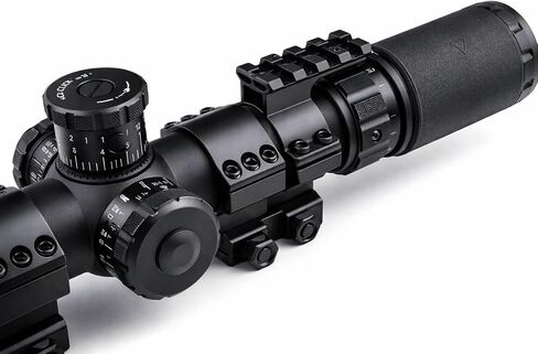 Gotical Optics 25.4/30 mm Scope Rings Picatinny Rails Adapter Red Dot Scope Mount Tactical Light Mount, Top Rail for Backup Lasers (Set of 2) in Saudi Arabia