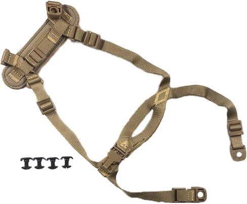 H World Shopping Airsoft Tactical MICH Helmet Retention System with 4 Points Chin Strap in Kuwait