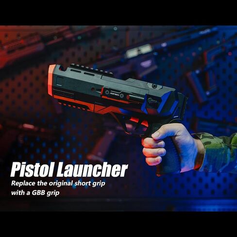 ACETECH Mounted Full-Size Tracer Unit Compatible with 40mm Airsoft Grenade ACHIVE Powerful LED Lighting Effect Glow in the Dark Green/Red 6mm BB Use (Volcano) in Kuwait