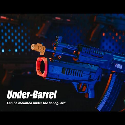 ACETECH Mounted Full-Size Tracer Unit Compatible with 40mm Airsoft Grenade ACHIVE Powerful LED Lighting Effect Glow in the Dark Green/Red 6mm BB Use (Volcano) in Kuwait