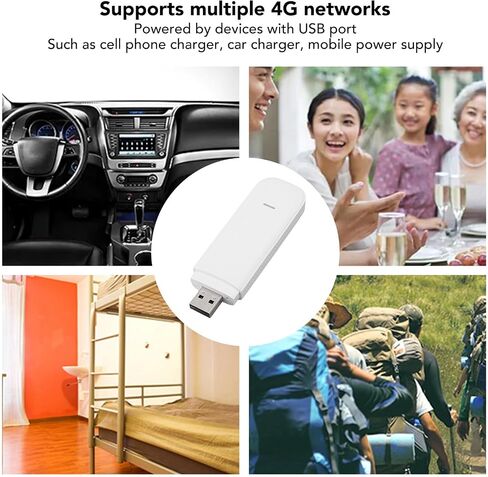 4G LTE Portable WiFi Router, ABS USB Hotspot with Micro SIM Slot, in Kuwait