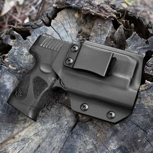 Kydex IWB Holster Fits Taurus G3C / G2C/ PT111 G2/ PT140/ G3C Toro with Olight PL Mini 2 Valkyrie Light Mounted | Optic Cut | Right Hand | Fits 1.5" & 1.75" Belts in Saudi Arabia