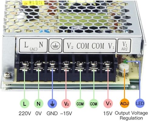 HF55W-D-L Switch Power Supply ±15V 2A DAUL Output for Galvo Head Set Marking Machine in Saudi Arabia
