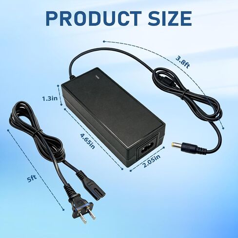 24V Power Adapter Charger Compatible with Samsung Soundbar HW-KM45 KM45C KM55 KM55C KM47 KM47C KM57 KM57C HW-J550 J551 K650 K651, 65W Universal AC DC Power Supply Cord in Saudi Arabia