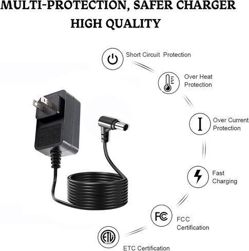 26.3V Power Adapter Charger Compatible with Shark IP1250 IP1251 IP1255 IP1251C IP1220 IP1220C IP3150 IP3251 IP3251C IP3253 IP3256 PowerDetect Cordless Stick Vacuum Cleaner DK30A-263100H-U in Kuwait