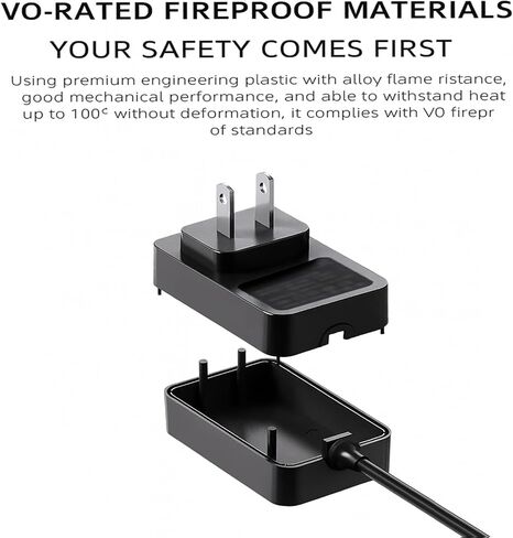 26.3V Power Adapter Charger Compatible with Shark IP1250 IP1251 IP1255 IP1251C IP1220 IP1220C IP3150 IP3251 IP3251C IP3253 IP3256 PowerDetect Cordless Stick Vacuum Cleaner DK30A-263100H-U in Kuwait