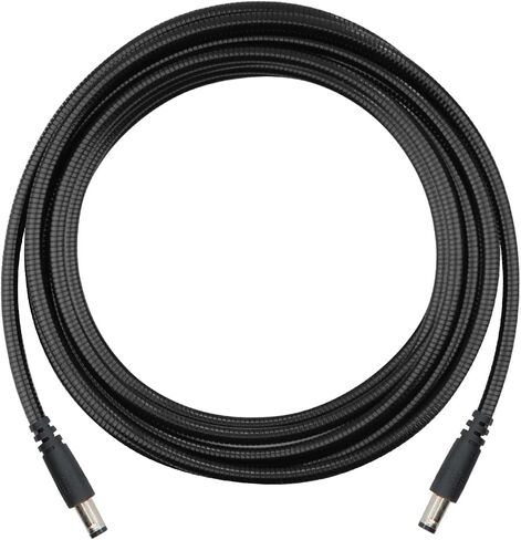 KSK 2PC Solar Panel Power Cable 59in/1.5M for Trail Camera,5.5x2.1mm Male to 5.5x2.1mm Male DC Power Cord for Solar Panel & Trail Camera in Saudi Arabia