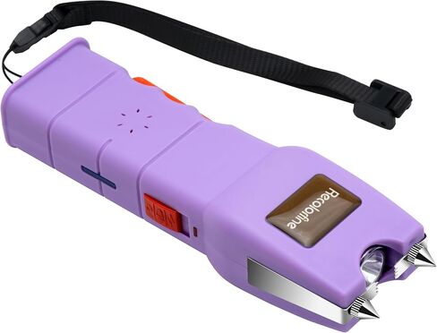Stun Gun with LED Flashlight for Women Self Defense Rechargeable Stun Guns with Personal Security Alarm in Saudi Arabia