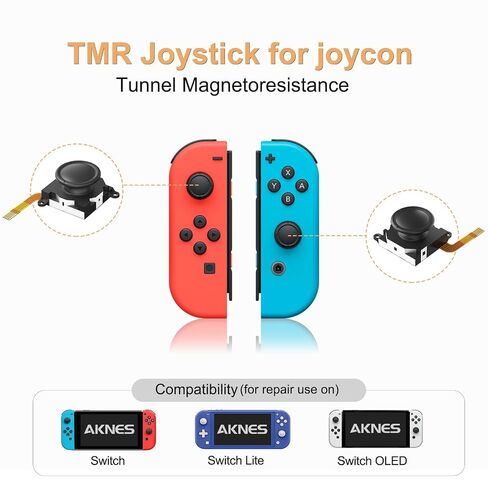 AKNES HallPi TMR Joysticks for Switch LCD/Switch OLED/Lite JoyCon in Saudi Arabia