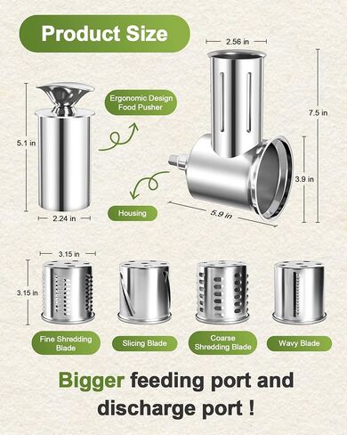 Jooke Slicer Shredder Attachment for KitchenAid Stand Mixers, Storage Case in Saudi Arabia