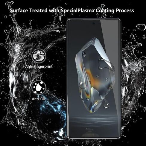 عبوة واحدة لواقي شاشة الخصوصية OnePlus 12 مع عبوتين من واقي عدسة الكاميرا. سهل التركيب، طبقة TPU مرنة مضادة للتجسس وليس زجاج مقسى لهاتف OnePlus 12 in Kuwait