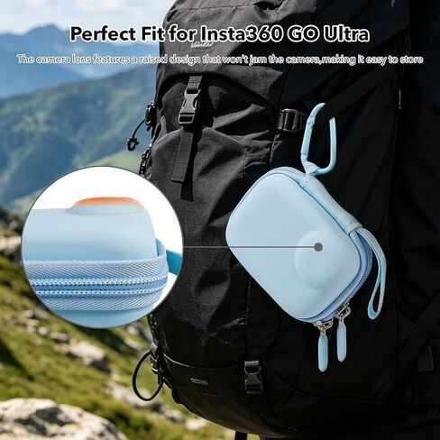 Carrying Case for Insta360 GO Ultra, w/Screen Protectors & Lens Cap in Saudi Arabia