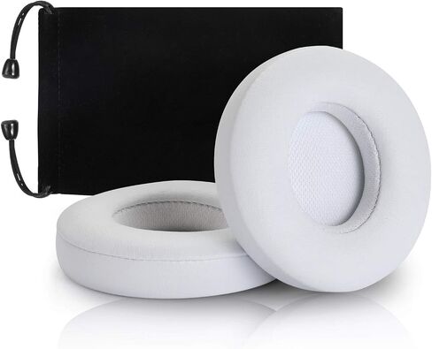 Replacement Ear Pads Cushion for Beats Solo 2 & 3 Headphones White in Saudi Arabia