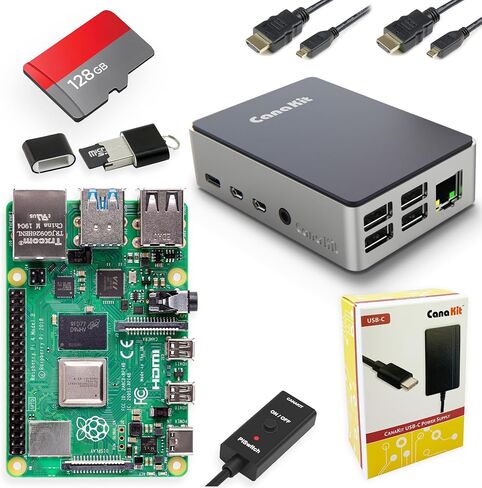 CanaKit Raspberry Pi 4 Extreme Kit - Aluminum Edition (8GB RAM) in Saudi Arabia