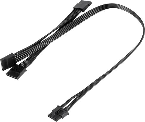 SATA Power Cable 5Pin to 3 SATA - 18in Main + 6in Secondary Length in Saudi Arabia