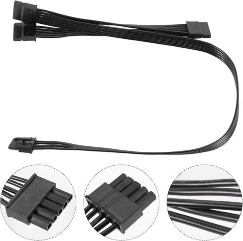 SATA Power Cable 5Pin to 3 SATA - 18in Main + 6in Secondary Length in Saudi Arabia