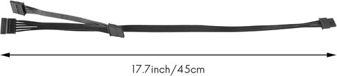 SATA Power Cable 5Pin to 3 SATA - 18in Main + 6in Secondary Length in Saudi Arabia