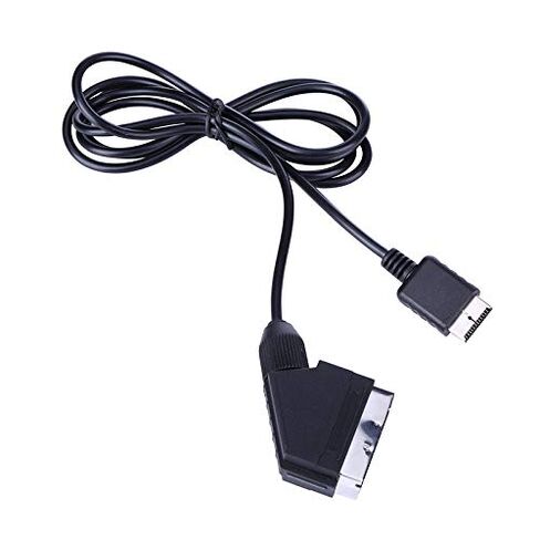 Phoncoo 2m SCART Cable TV AV Lead Real RGB Scart Cable for PlayStation PS1 PS2 PS3 Slim Line Game Consoles in Kuwait