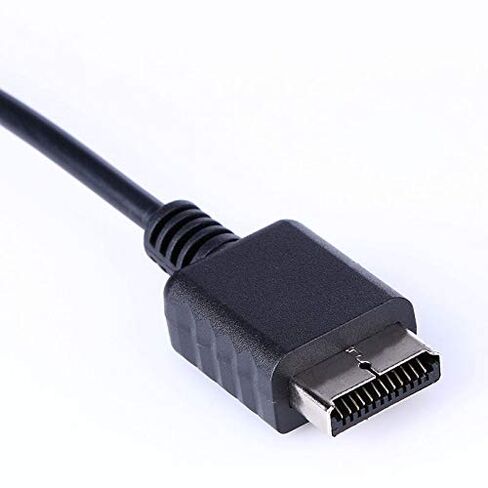 Phoncoo 2m SCART Cable TV AV Lead Real RGB Scart Cable for PlayStation PS1 PS2 PS3 Slim Line Game Consoles in Kuwait