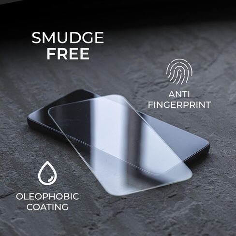 Snakehive Tempered Glass Screen Protector for iPhone X/XS | Premium Mobile Phone Screen Protectors | Impact-Protection Anti-Shatter Anti-Scratch Easy Bubble Free Installation - Pack of 2 in Saudi Arabia