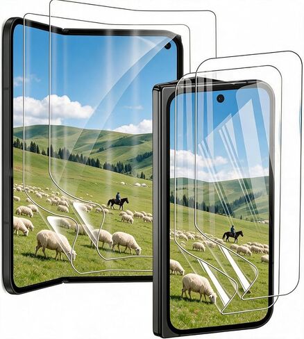 2X Privacy Front Screen Protector Film Compatible with Google Pixel 10 Pro Fold + 2X Camera Lens Protector [Scratch Resistant] [Bubble Free] Private Anti-Spy Black Screen Cover in Saudi Arabia