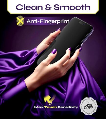 واقي شاشة Defenslim WonderShield لهاتف iPhone 14 Pro Max، عبوتين زجاجيتين in Kuwait