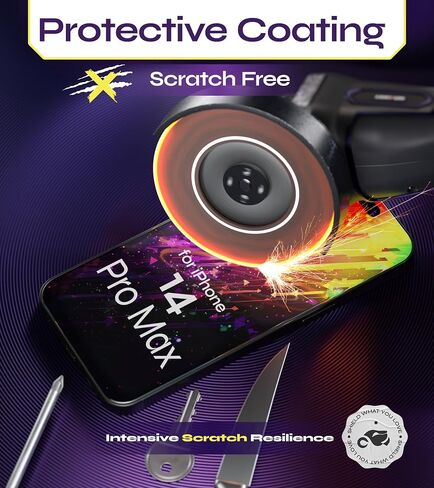 واقي شاشة Defenslim WonderShield لهاتف iPhone 14 Pro Max، عبوتين زجاجيتين in Kuwait