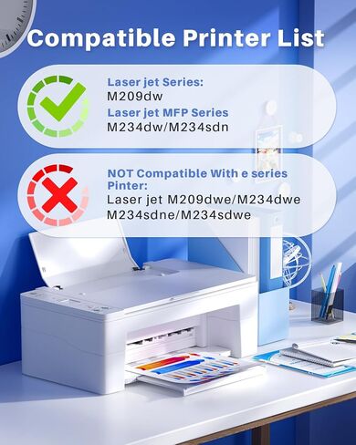 134X Black Toner for HP LaserJet M209dw MFP M234sdw M234dw M234sdn Printer in Kuwait