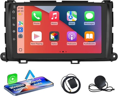 Junsun 5G WiFi Car Stereo Radio for Toyota Sienna 2011-2014 Carplay in Saudi Arabia