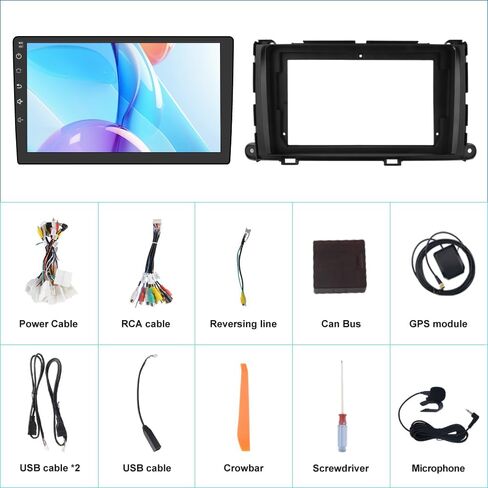 Junsun 5G WiFi Car Stereo Radio for Toyota Sienna 2011-2014 Carplay in Saudi Arabia
