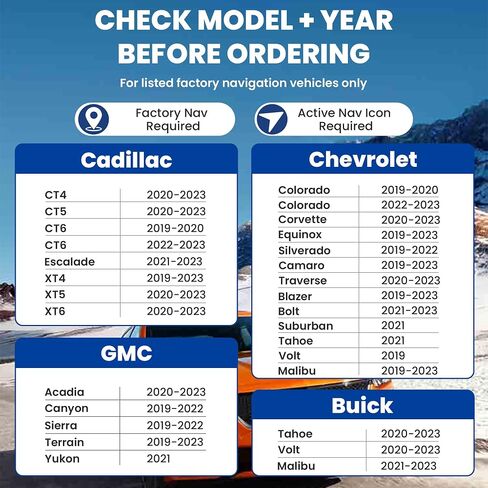 2026 GM Navigation SD Card for Cadillac Chevrolet Buick GMC 2019-2023 Vehicles.GMC Navigation SD Card with Update USA/Canada/Mexico Maps, GPS SD Card Part 8571 3512 in Saudi Arabia
