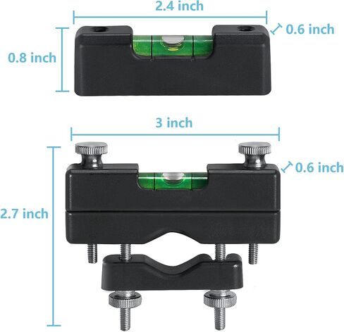 Pridefend Bubble Level, Scope Mounting Kit, Precision Scope Level Bubble Clip and Bubble Levels and Storage Case for Magnetic Universal Leveling Tool in Saudi Arabia