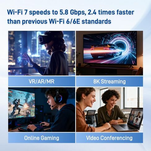 WiFi 7 6E Antenna 2.4/5/6GHz Magnetic Base with New Interface for MSI PRO in Saudi Arabia