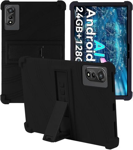 for Nexall N90 12 Inch Tablet Case,BOVUGAC Adjustable Stand Shockproof Easy Installation Slim and Lightweight Premium Silicone Protective Shell for Nexall N90 12" Case Cover.(Black) in Kuwait