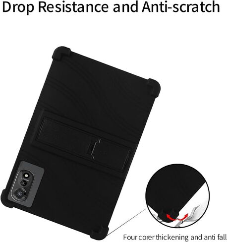 for Nexall N90 12 Inch Tablet Case,BOVUGAC Adjustable Stand Shockproof Easy Installation Slim and Lightweight Premium Silicone Protective Shell for Nexall N90 12" Case Cover.(Black) in Kuwait
