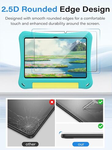 Screen Protector for EDUAITABLET K1061C-EVA002 Tablet 10 Inch, Tempered Glass, 9H Hardness, Anti-Scratch, Bubble Free, HD Clarity in Saudi Arabia