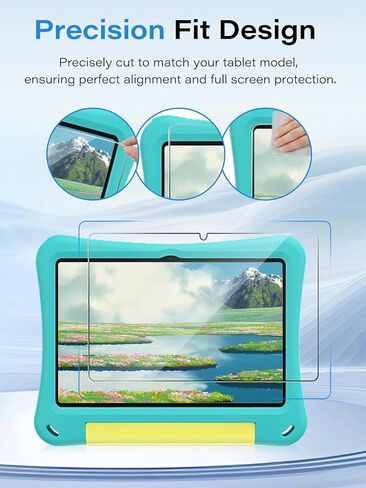 Screen Protector for EDUAITABLET K1061C-EVA002 Tablet 10 Inch, Tempered Glass, 9H Hardness, Anti-Scratch, Bubble Free, HD Clarity in Saudi Arabia