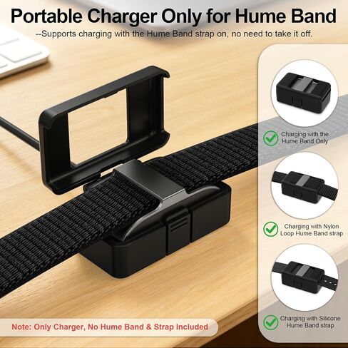 3 Pack Silicone Sport Replacement Bands+Charger Compatible with Hume Band Set in Kuwait