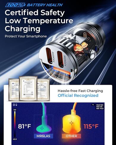 【Upgraded】 150W 3-Port iPhone 18 17 Pro Max Car Charger USB C Fast Charge in Saudi Arabia